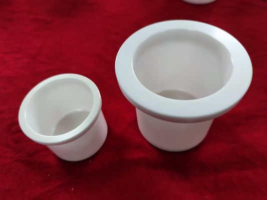 उच्च तापमान अनुप्रयोगों के लिए अनुकूलित उच्च घिसाव और संक्षारण प्रतिरोधी ज़िरकोनिया सिरेमिक कंटेनर शेल